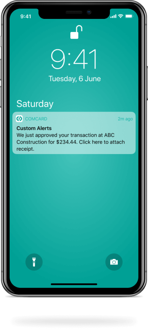 Custom alert notification on iPhone